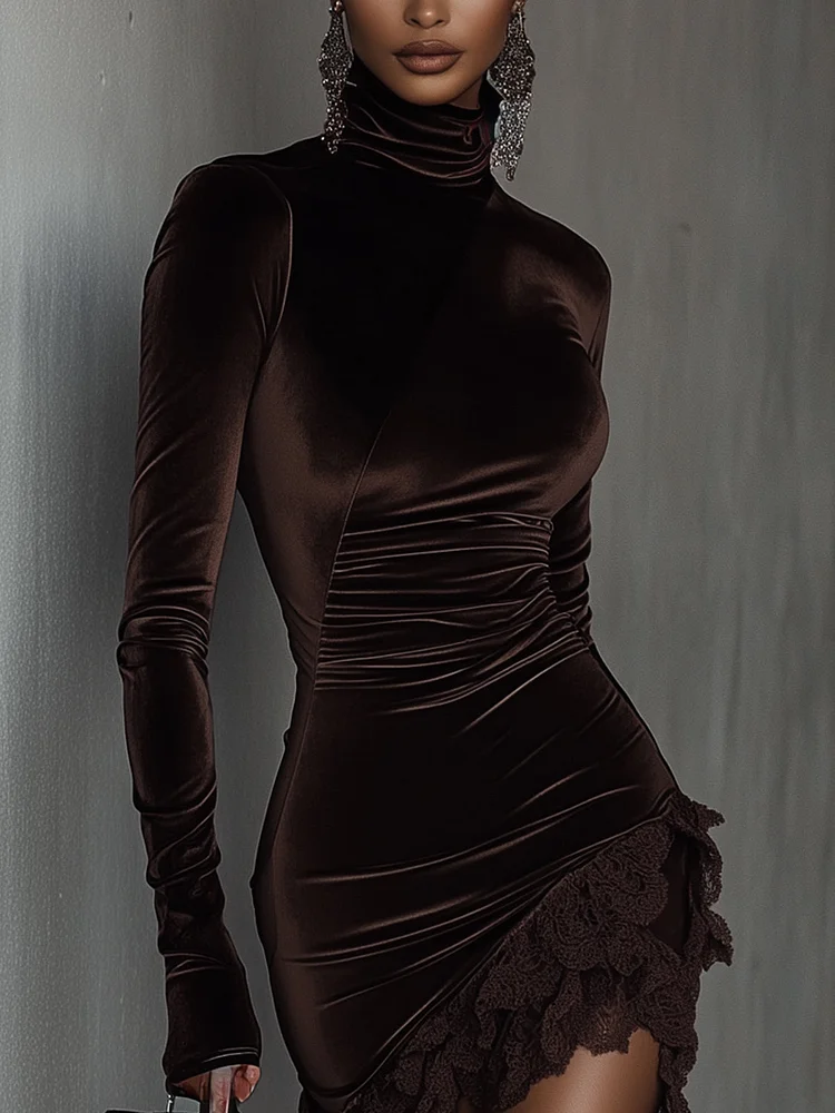 Elara | Vestido mini con encaje